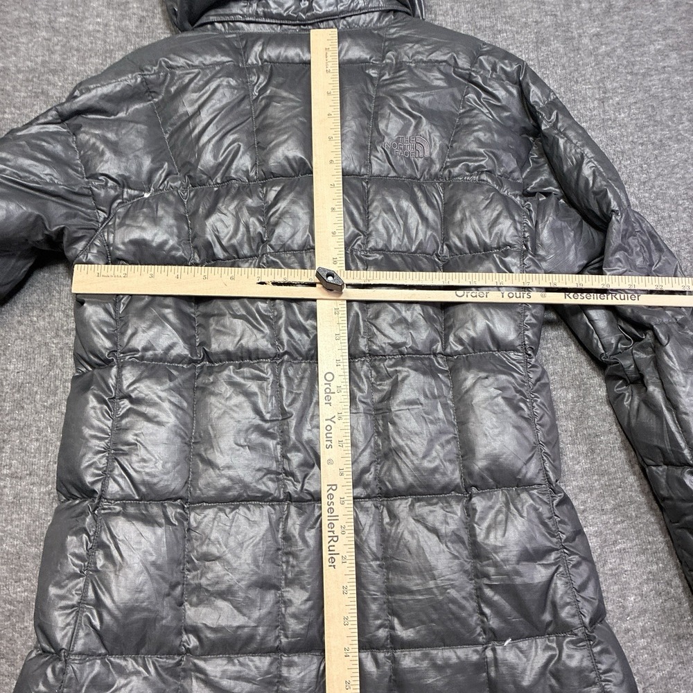 The‎ North Face Down Puffer Jacket Women Small Parka Coat 600 Fill Hooded Flaw - Picture 9 of 11